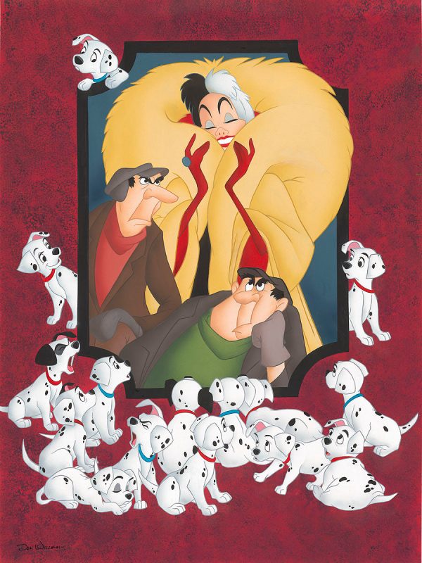 Cruella and Company  by Don  Ducky  Williams | Signed and Numbered Edition For Sale