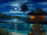 Moonlit Bungalow  by Walfrido Garcia Hot on Sale