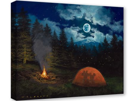 Camping under the Moon  by Walfrido Garcia | Signed and Numbered Edition Discount