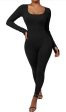 Women Ribbed One Piece Jumpsuits Cheap