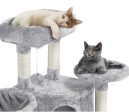 Yaheetech Cat Tree, 107cm Cat Tower for Indoor Cats, Cat Climbing Tree with 5 Scratching Posts Online