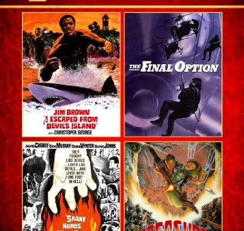 4 ACTION-ADVENTURE MOVIE MARATHON - DVD-2 DISC SET For Cheap