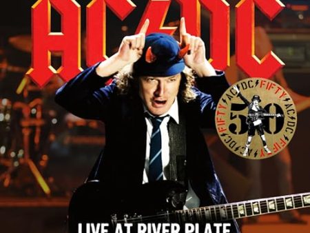 AC DC - LIVE AT RIVER PLATE (50TH ANNIVERSARY GOLD COLOR VINYL) Online Hot Sale